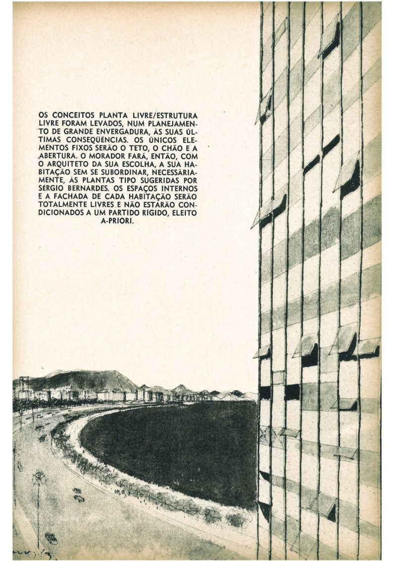 Perspectiva ilustrativa [título atribuído]. Fonte: Fonte: Senhor, ago. 1963.